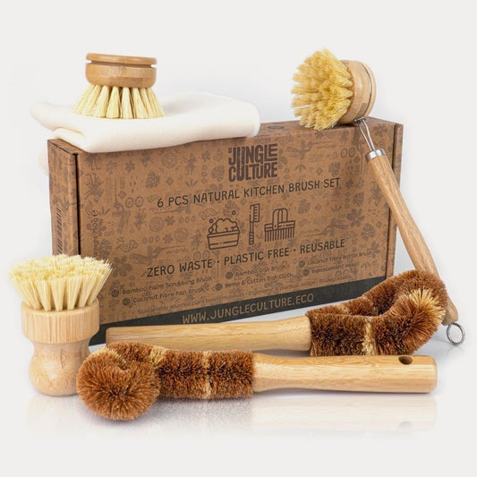 Bamboo Dish Brush Set